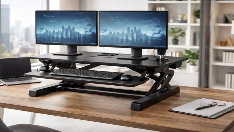 best monitor risers with charging