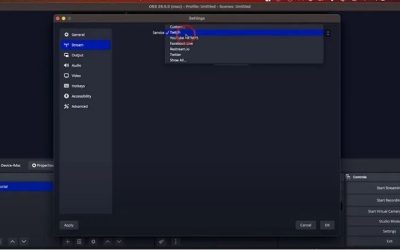 OBS Studio: how to connect Twitch to OBS and test audio