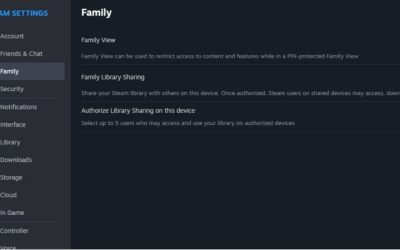 How to Set Up Steam Families and Share Games Safely