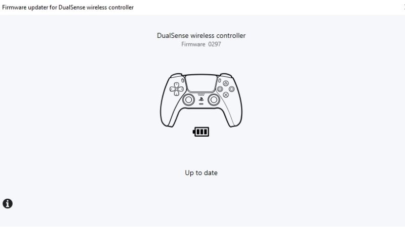 how to update DualSense firmware on PC
