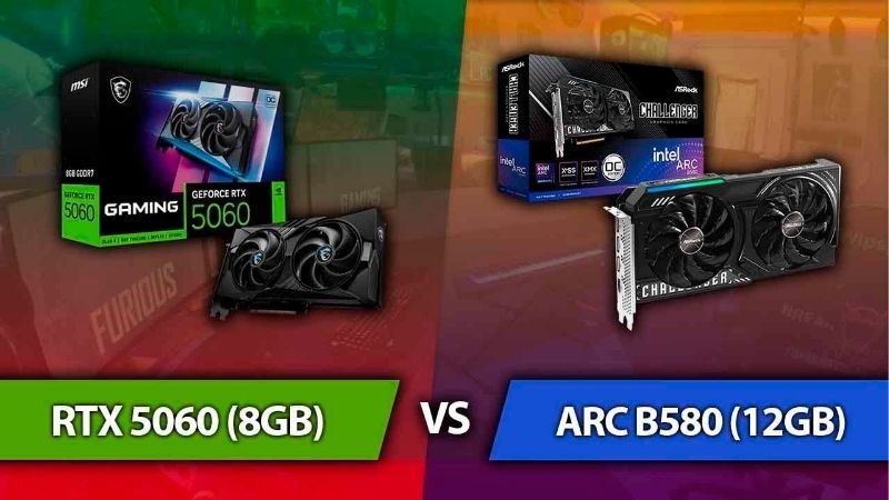 RTX 5060 Ti vs Arc B580